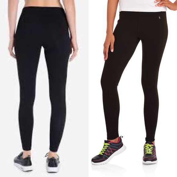 2 pc 👯‍♀️ Danskin Leggings & Cropped Black Leggings with Key Pocket - Picture 2 of 16